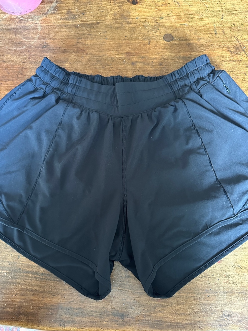 Black Lululemon Hotty Hot Short
